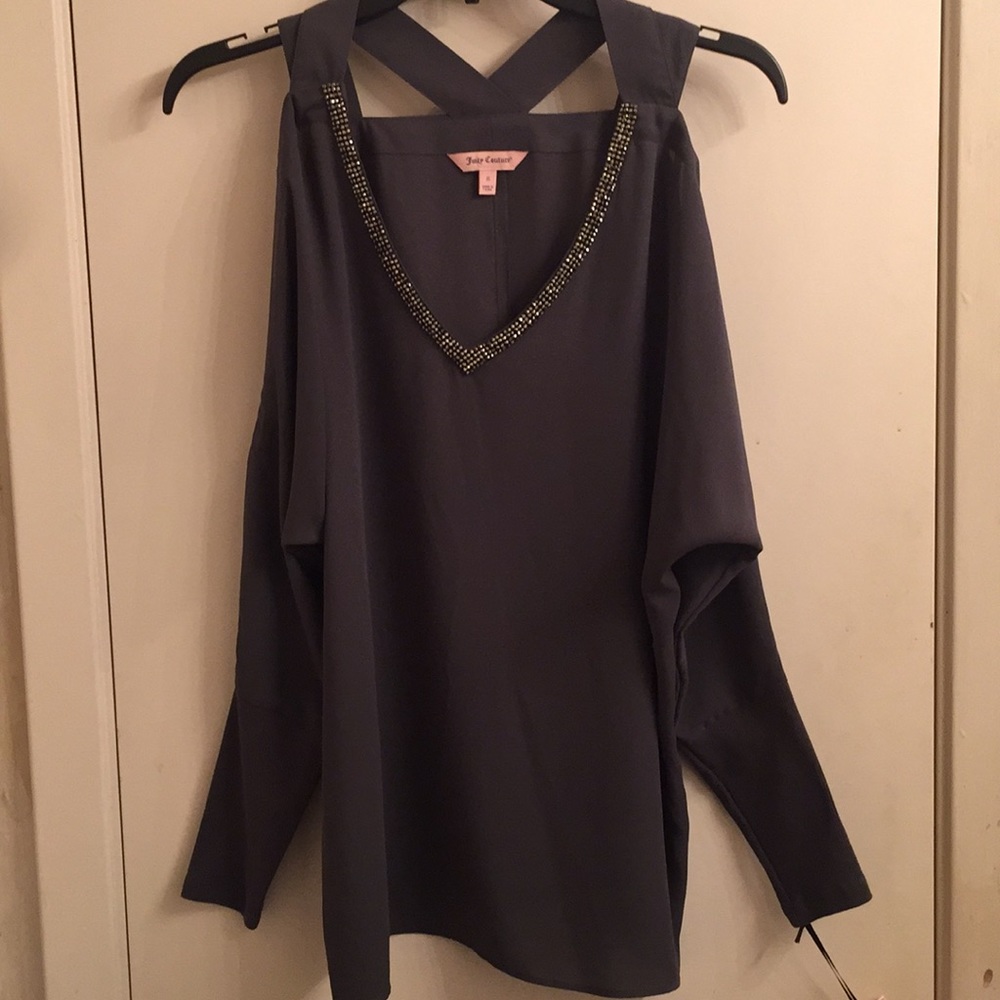 JUICY COUTURE Classy Cold Shoulder Top